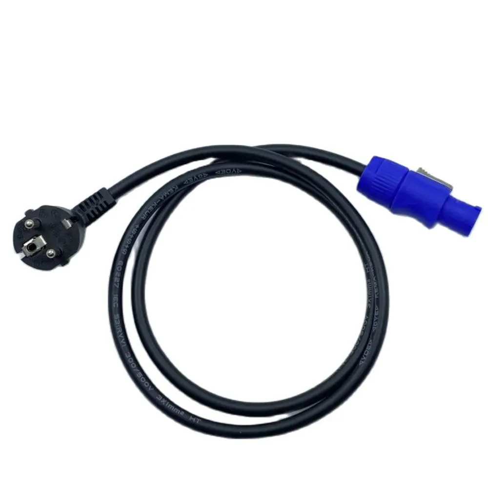 EU/US Plug AC Power Cable Powercon Connector 1Meter Power Cord For Beam Moving Head DMX LED PAR Audio Smoke Machine AC 90-240V
