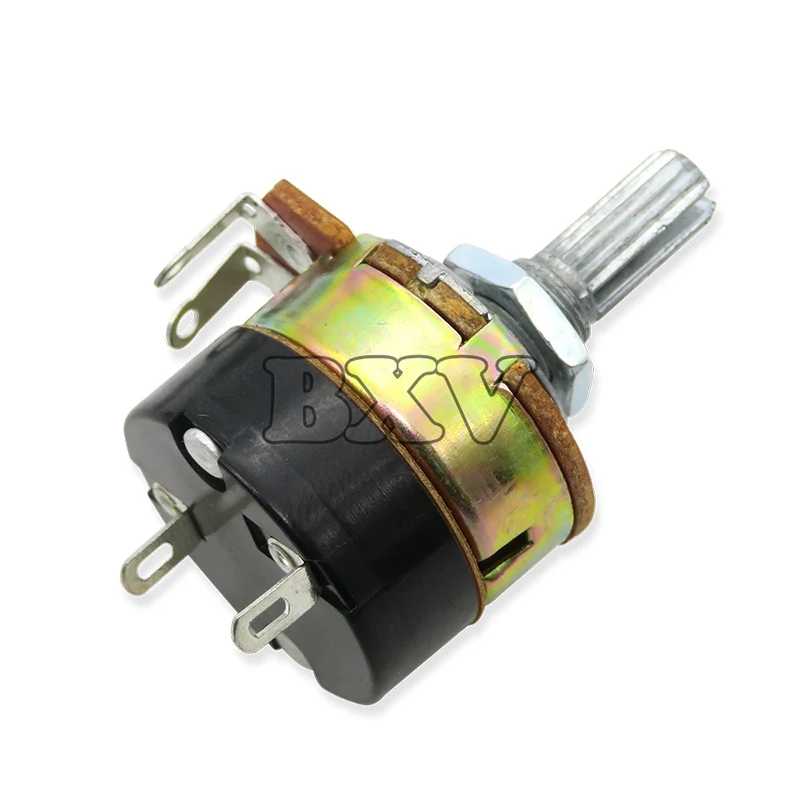 WH138-1 potencjometr rezystor regulowany Regulator prędkości z przełącznikiem WH138 B5K B10K B20K B50K B100K B250K B500K 10K 100K 2 szt.