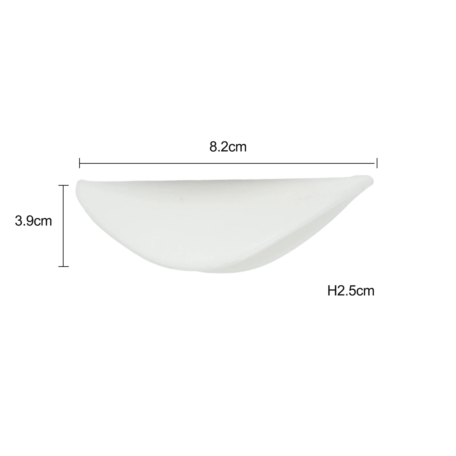 

Pack of 6 Plastic Door Handles with Backing for Easy Installation Suitable for Furniture Cabinets and Sliding Doors