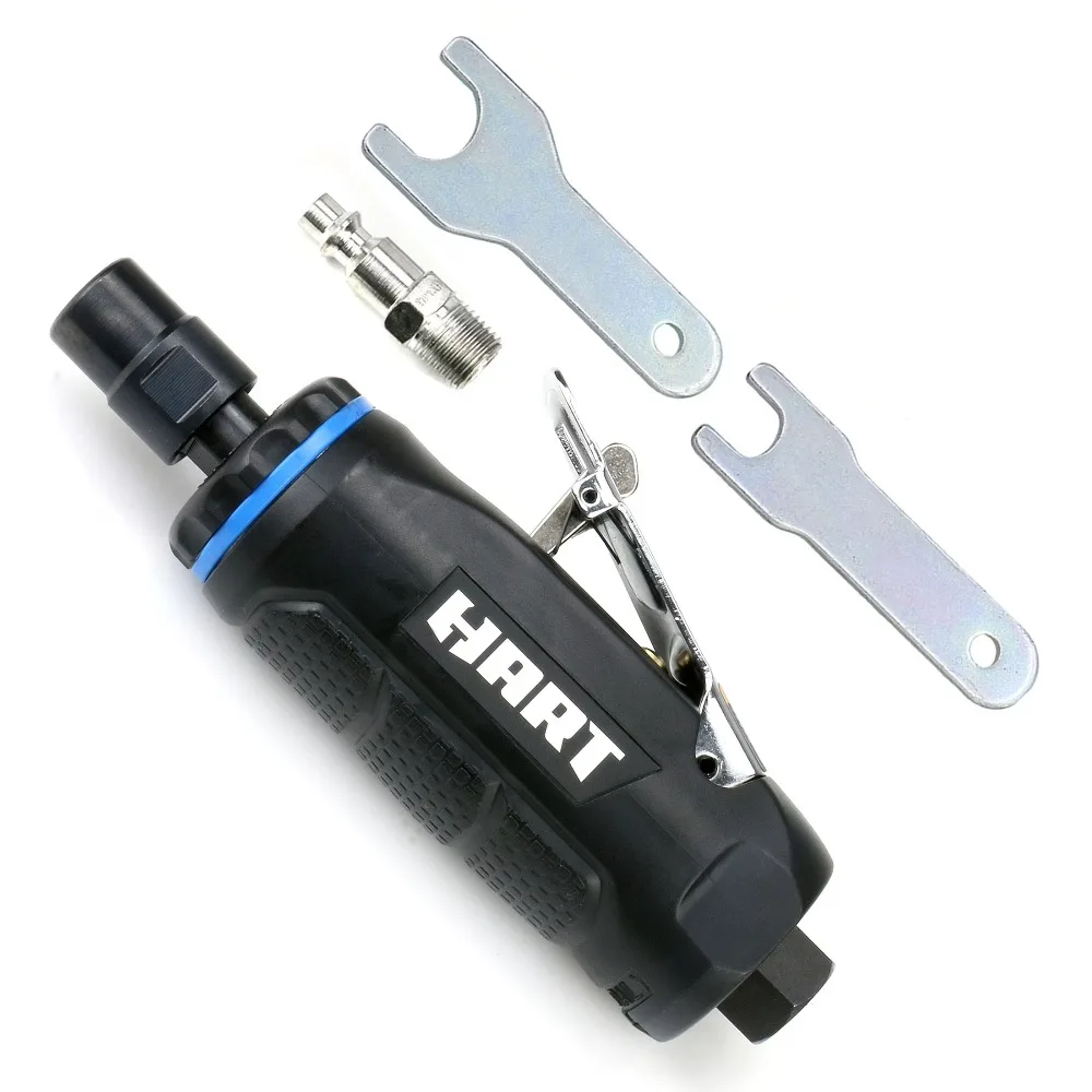 Air Die Grinder Pneumatic Grinding Tool High Speed Polishing Engraving Machine with 1/4 Inch and 1/8 Inch Collets for Metal Woodworking Car Polishing