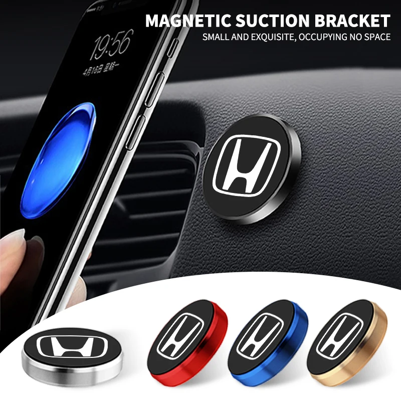 

Round Magnetic Mobile Phone Holder Auto Accessories For Honda Civic Fit Jazz Accord CRV HRV City Odyssey Passport Pilot Vezel