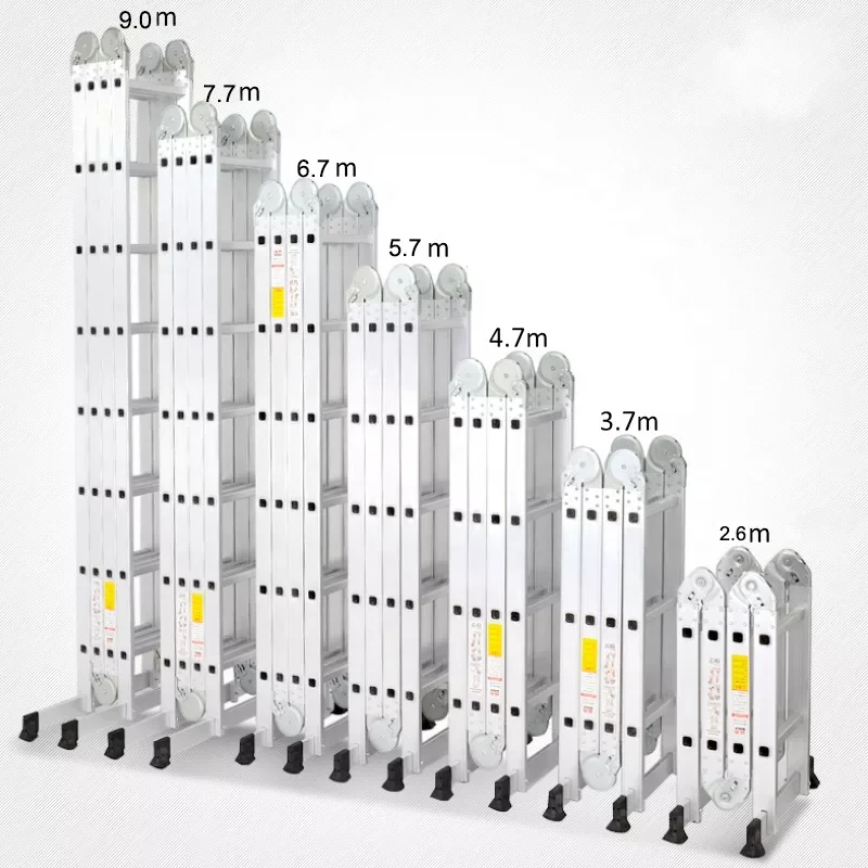 

En131 Folding Stairs Modern Folding Ladder Aluminium Multipurpose Professional Telescope Extension Folding Multi-function Ladder