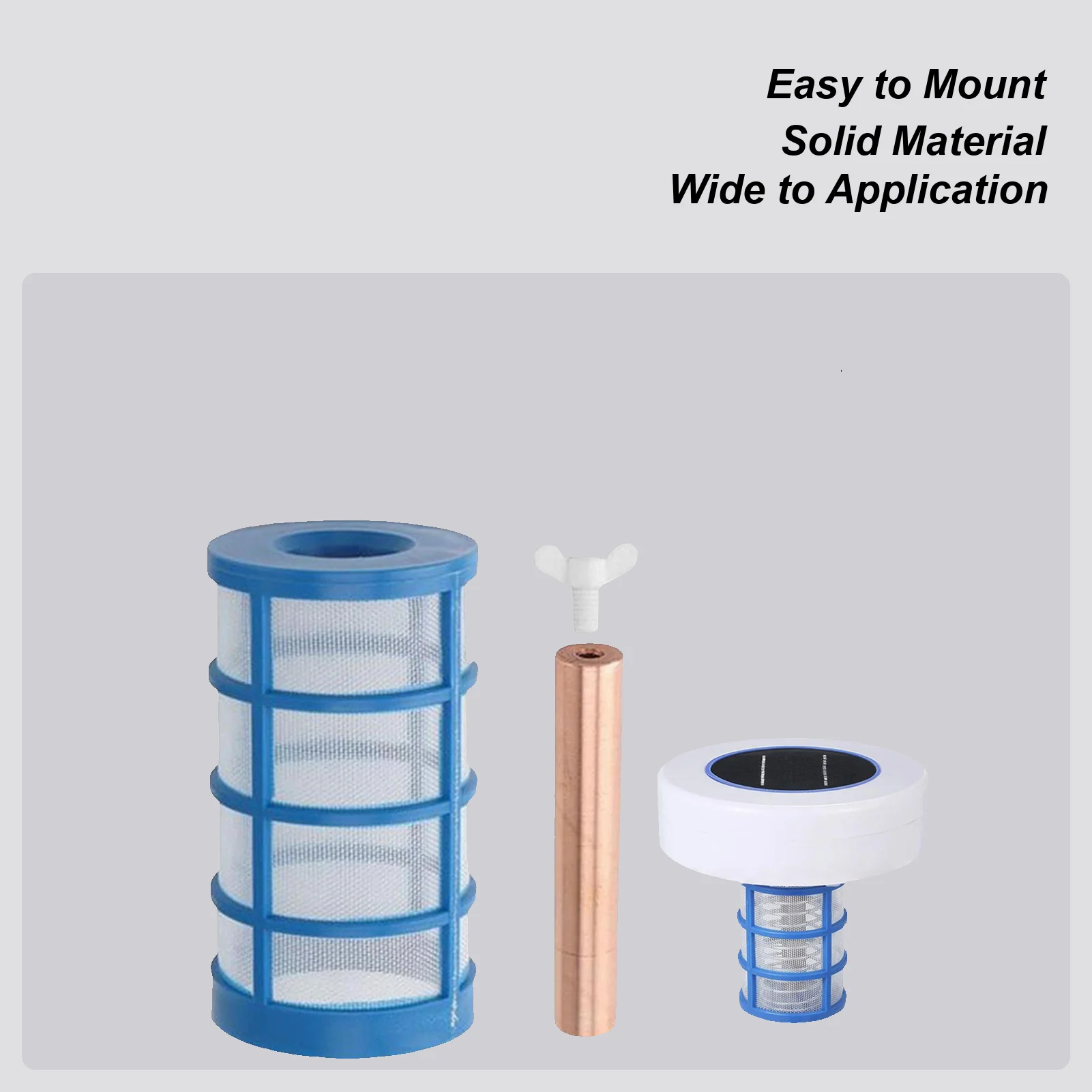 

1 set Pool Ionizer Copper Replacement Floating Water Cleaner Copper Anode Replacement Kit for Water Purification Cleaning Spa