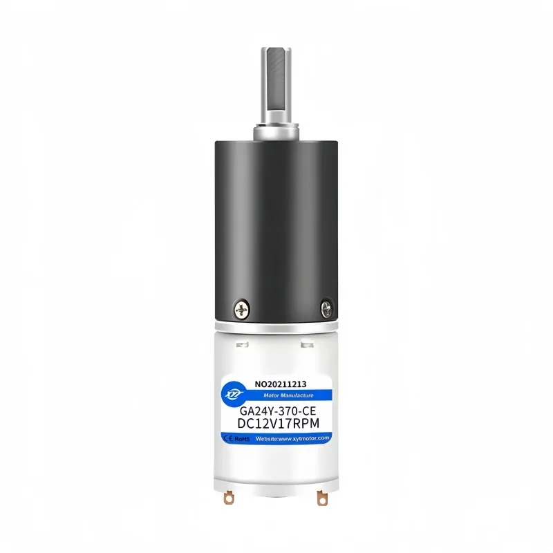 Miniature speed control forward-reverse low-speed small motor GA24Y-370 24mm planetary reduction motor 6V 12V