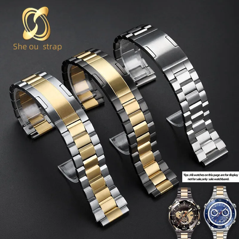 

22MM Titanium watch band For HUAWEI WATCH Ultimate WATCH 4/Pro Quickly Remove Refined Steel Watch Strap