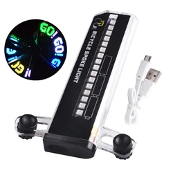 Cycling Bicycle Wheel Spoke Light Bike Spokes Light 14/32 LED Flash Spoke Warning Light Lamp Cycling Spoke Cycle Accessories