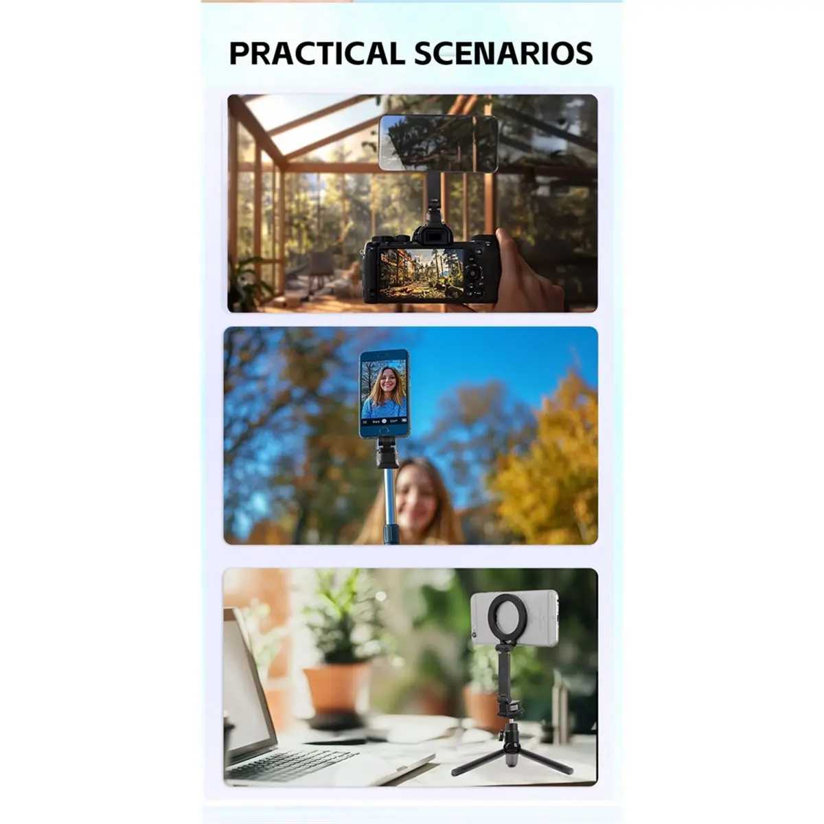 

Магнитный держатель для телефона AA86 на горячую штангу камеры с креплением Arca Coldshoe для MagSafe iPhone 16 15 Samsung и кронштейн для монитора