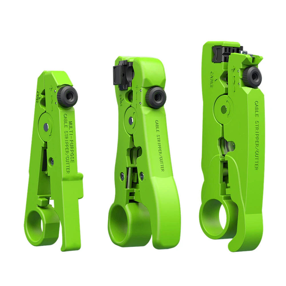 FCST 1Pc Universal Automatic Stripping Pliers Coaxial Cable Wire Stripper Crimping Tools With Hexagon Wrench