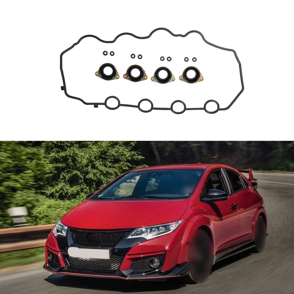 

1Set Valve Cover Gasket With Washer for Honda Civic Hybrid Insight Base, EX, LX VS50620 12030-RBJ-003 Auto Parts