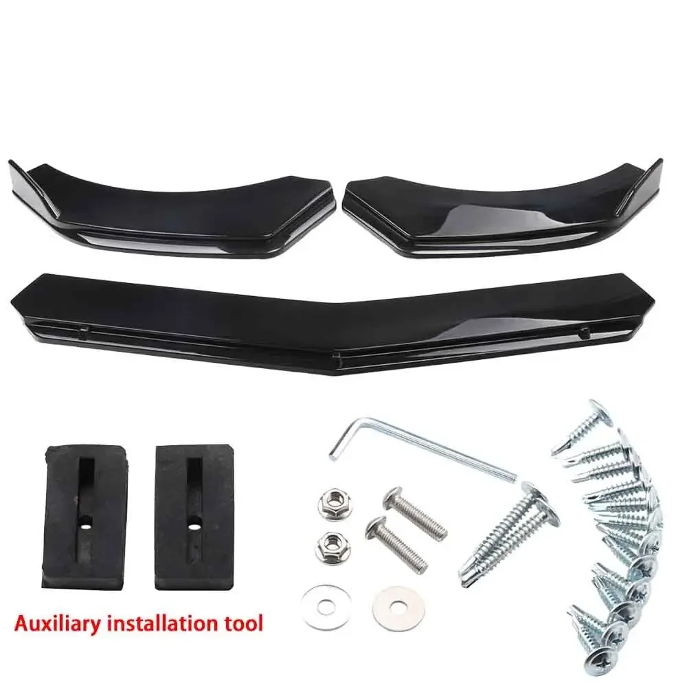 Front Bumper Lip Adjustable Splitter Spoiler Body Kit Guards Cover For Kia Stinger 2018 2019 2020 2021 2022 2023 Car Accessories