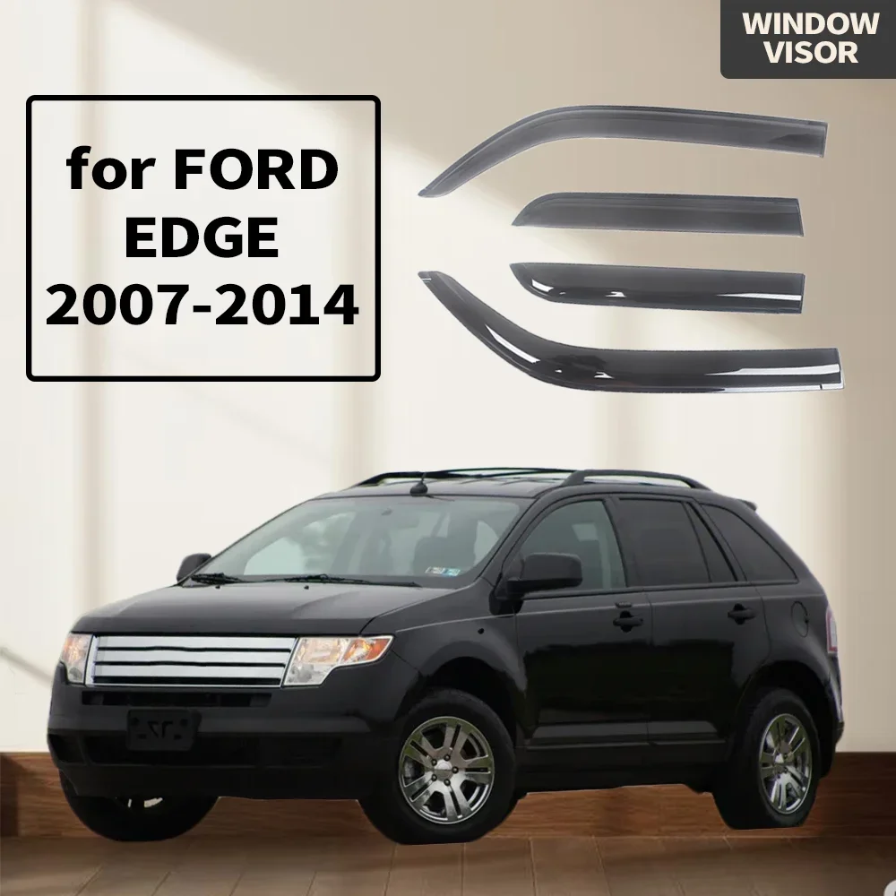 

Window Visor for FORD EDGE 2007-2014 Wind Deflectors Rain Guards Door Visor Vent Shades Ventvisor Exterior Parts