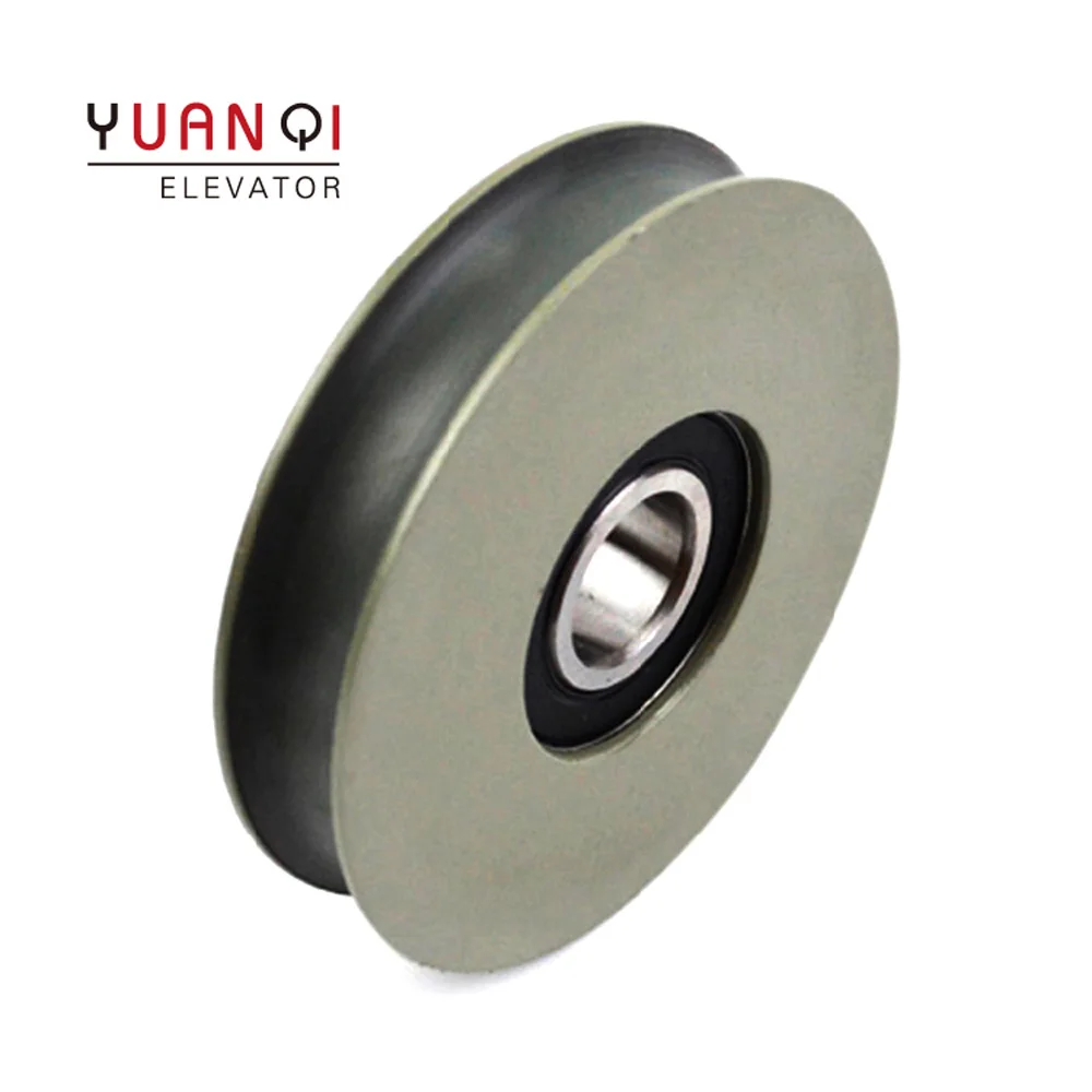 Yuanqi Lift Spare Parts Elevator Door Hanging Wheel 72*15*6202 MM