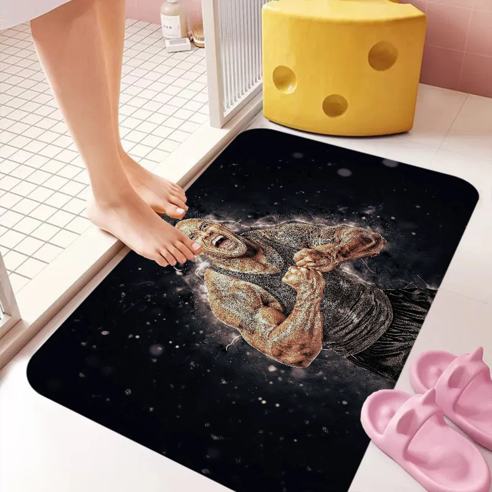 D-Dwayne J-johnson Funny Floor Mat Non-Slip Laundry Room Mat Laundry Decor Balcony Child Living Room Household Carpets