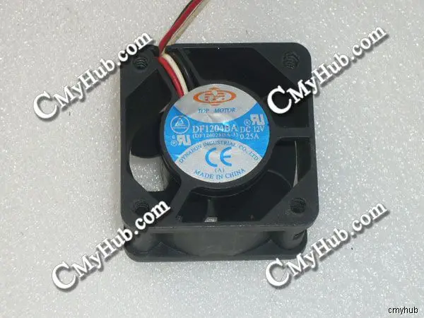 For TOP MOTOR DF1204BA DF124028BA-3 DC12V 0.25A 4028 4CM 40mm 40x40x28mm 3pin Cooling Fan DF1204BA DF124028BA-3