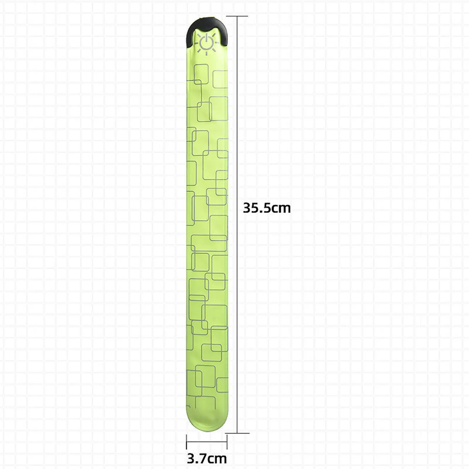 Świecące bransoletki USB Slap pomarańczowy/niebieski/zielony/biały/czerwony/różowy bransoletka nadaje się do bieganie rowerowych