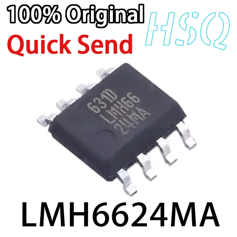 1PCS SMD LMH6624MA LMH6624MAX  Precision Operational Amplifier SOP-8 Packaging