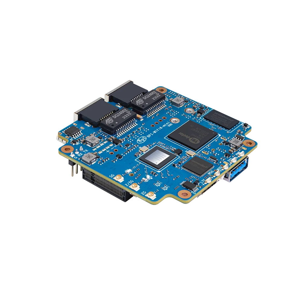 Banana Pi BPI-WiFi6 Mini Open Source Router Triductor TR6560 and TR5220 WIFI SOC Dual-core ARM Cortec A9 Processor Soft Router