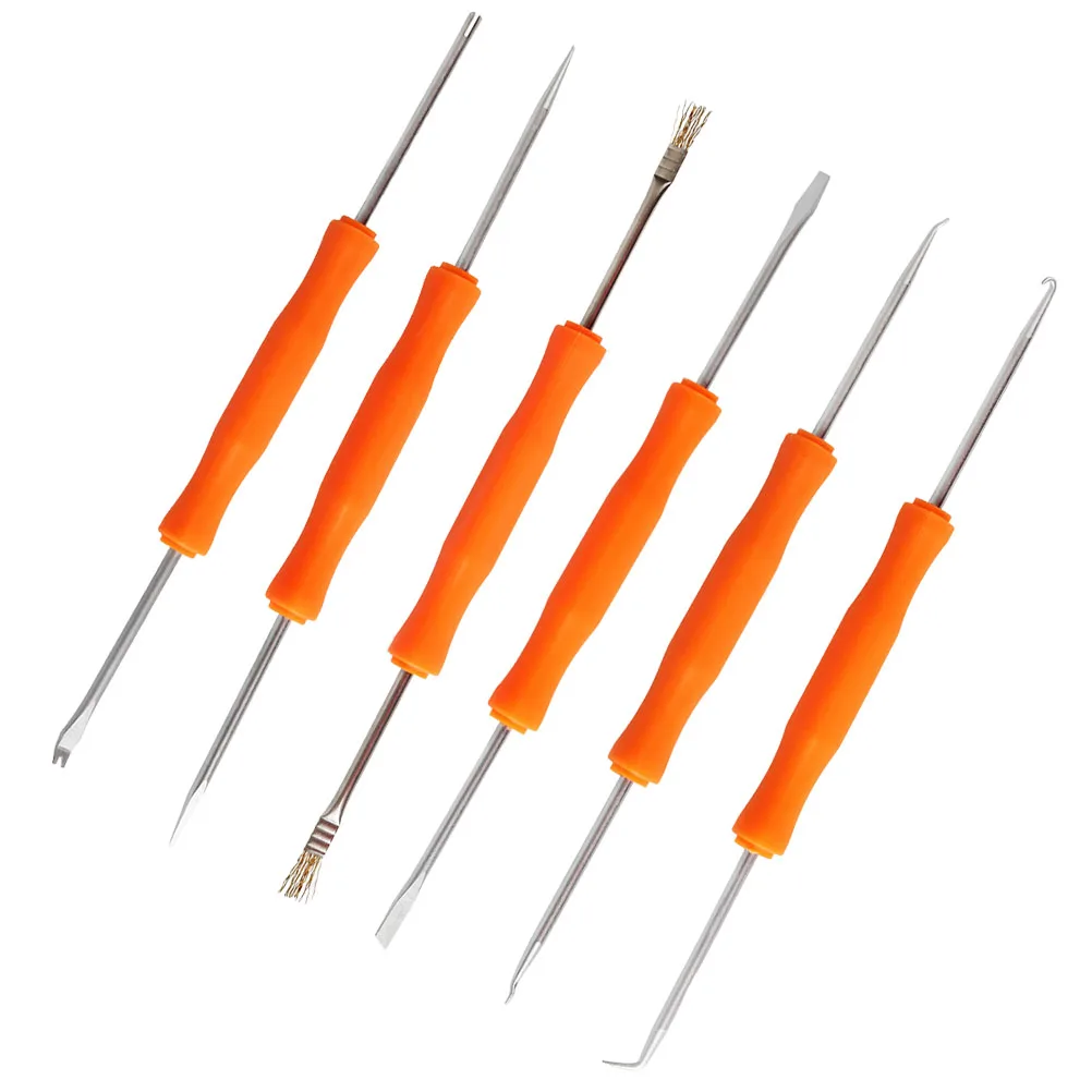 Outil auxiliaire de soudage de circuits imprimés 6 en 1, Kit de soudage de circuits imprimés pour réparation, nettoyage, crochet de coupe, grattage, 1 pièces