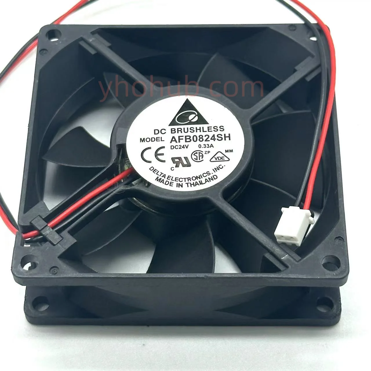 Delta Electronics AFB0824SH DC 24V 0.33A 80x80x25mm Server Cooling Fan