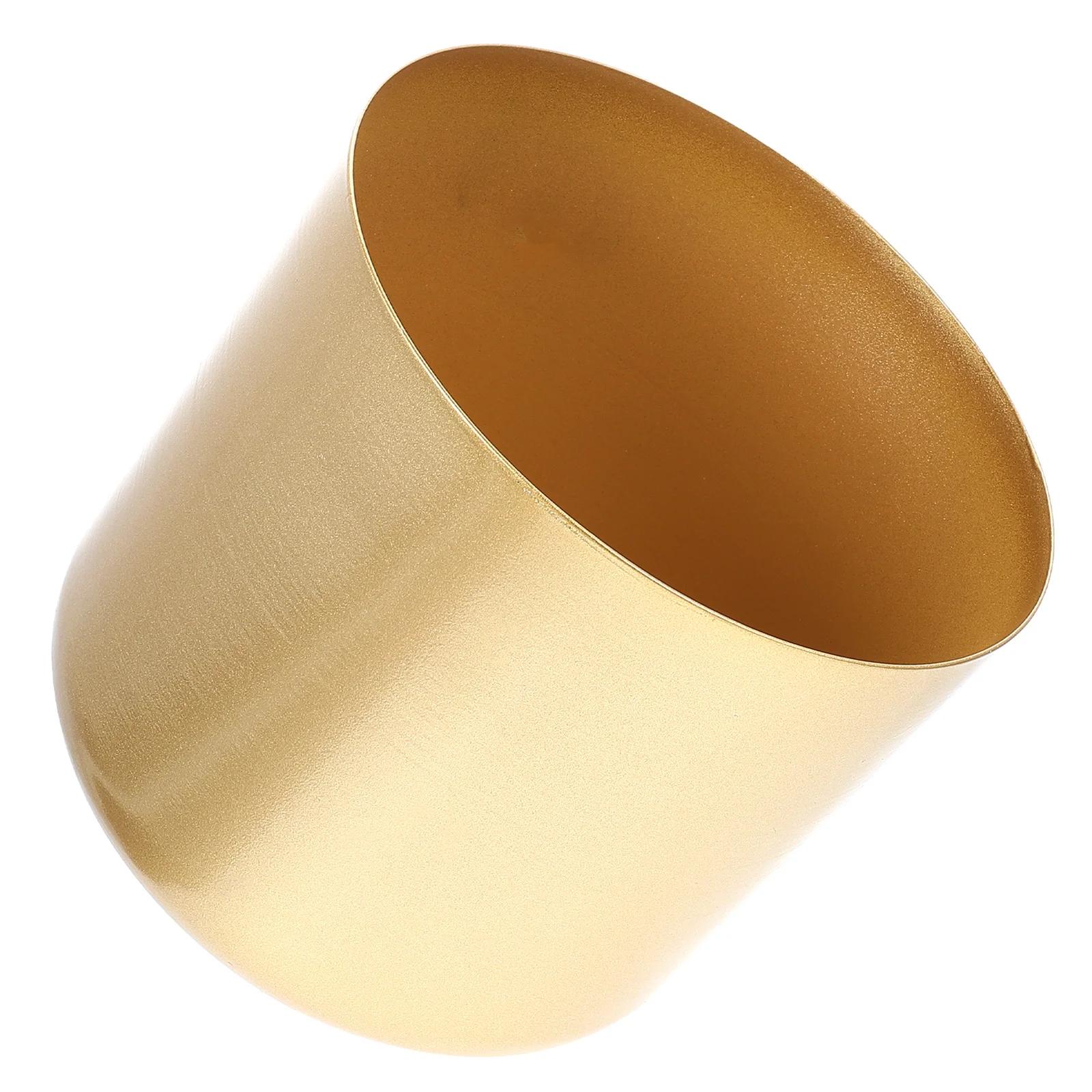 

Creative Hug Bucket Flower Pot Modern Iron Planter Large Brushed Gold Home Decor Indoor Bedroom Succulent Metal Container