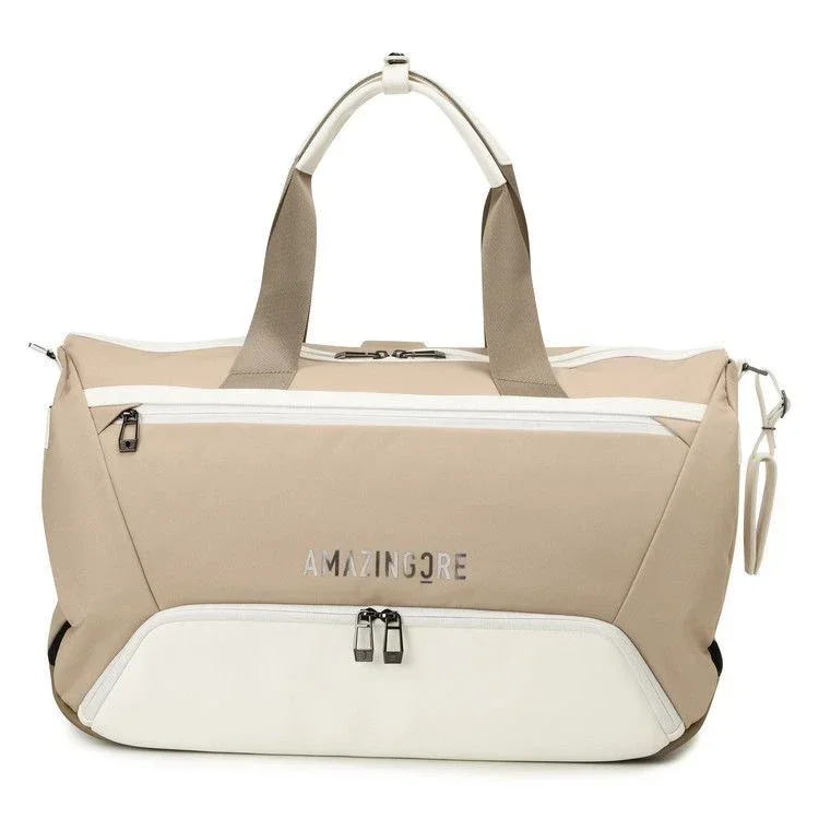 Modern Sport Fashion Bag, Golf-Ready Shoulder Tote with Dedicated Apparel & Makeup Organization, Lightweight Build