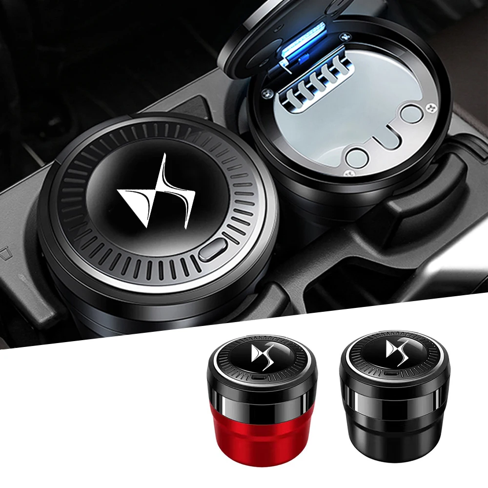 

Car Cigarette Ashtray Cup Portable LED Smoke Car Ashtray Smoke Remover for DS SPIRIT DS3 DS4 DS4S DS6 DS7 Deesse PSADS DS5LS