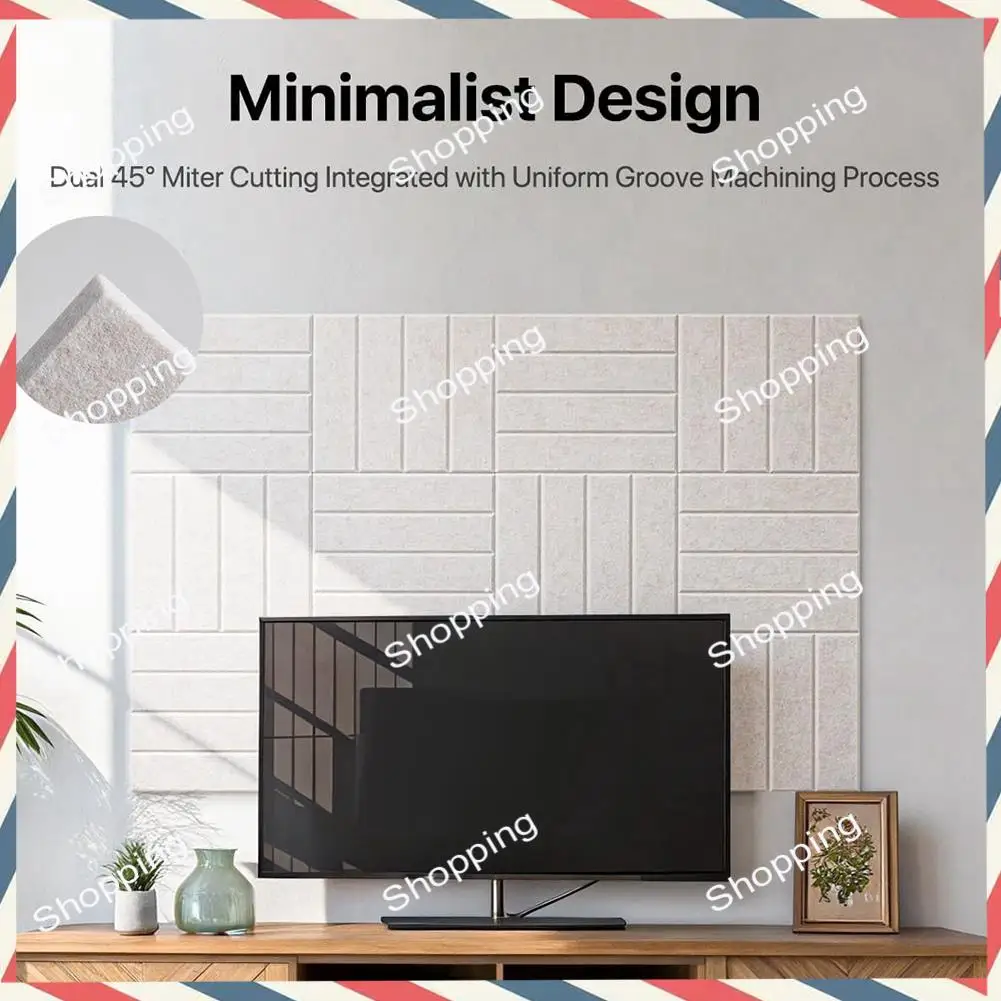 

A44M Acoustic Foam Acoustic Panels Self-Adhesive For Walls, Door, Ceiling, Home Office Light Camel