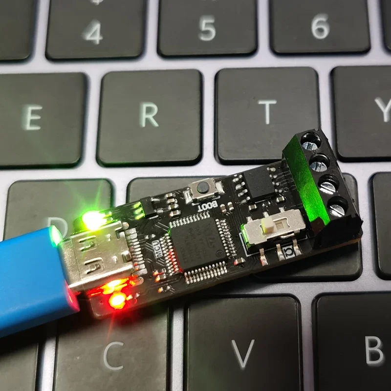 TYPE-C USB To CAN PRO CANable Conversion PCAN USBCAN Bus Debugger Adapter Analyzer Python SLCAN Candlelight Firmware Burning