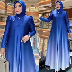 Kadınlar için Abayas bourobe Robe Djellaba Femme Dubai lüks 2024 afrika müslüman moda elbise kaftan Marocain akşam parti elbiseler