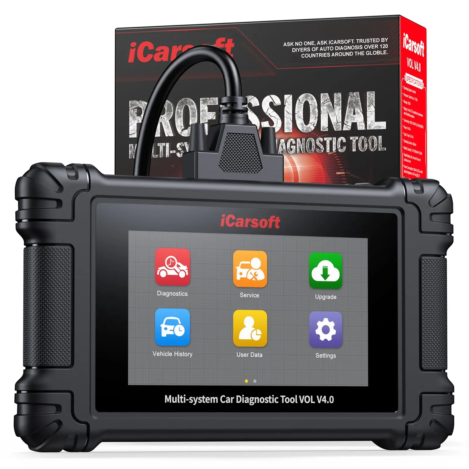 أداة مسح تشخيصية ثنائية الاتجاه iCarsoft 2025 VOL V4.0 لسيارة فولفو/SAAB + 2 مركبة ذات علامة تجارية للسيارات، جميع الأنظمة، 29 إعادة ضبطًا #1