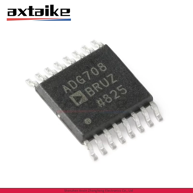 ADG708 ADG708BRU ADG708BRUZ ADG708BRUZ-REEL7 TSSOP-16 8:1 Multiplexer Switch ICs 8-CHANNEL MUX CMOS Low Voltage IC SMD Chip