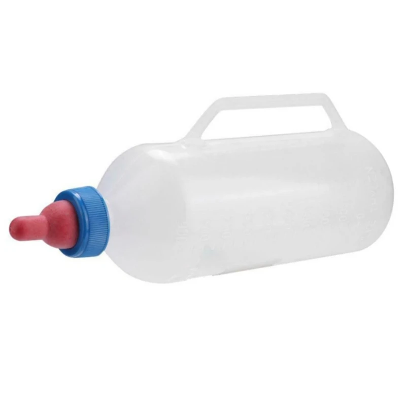 1L Lamb Nursing Bottle Feeding Goat Milk Bottle with Handle Plastic Durable