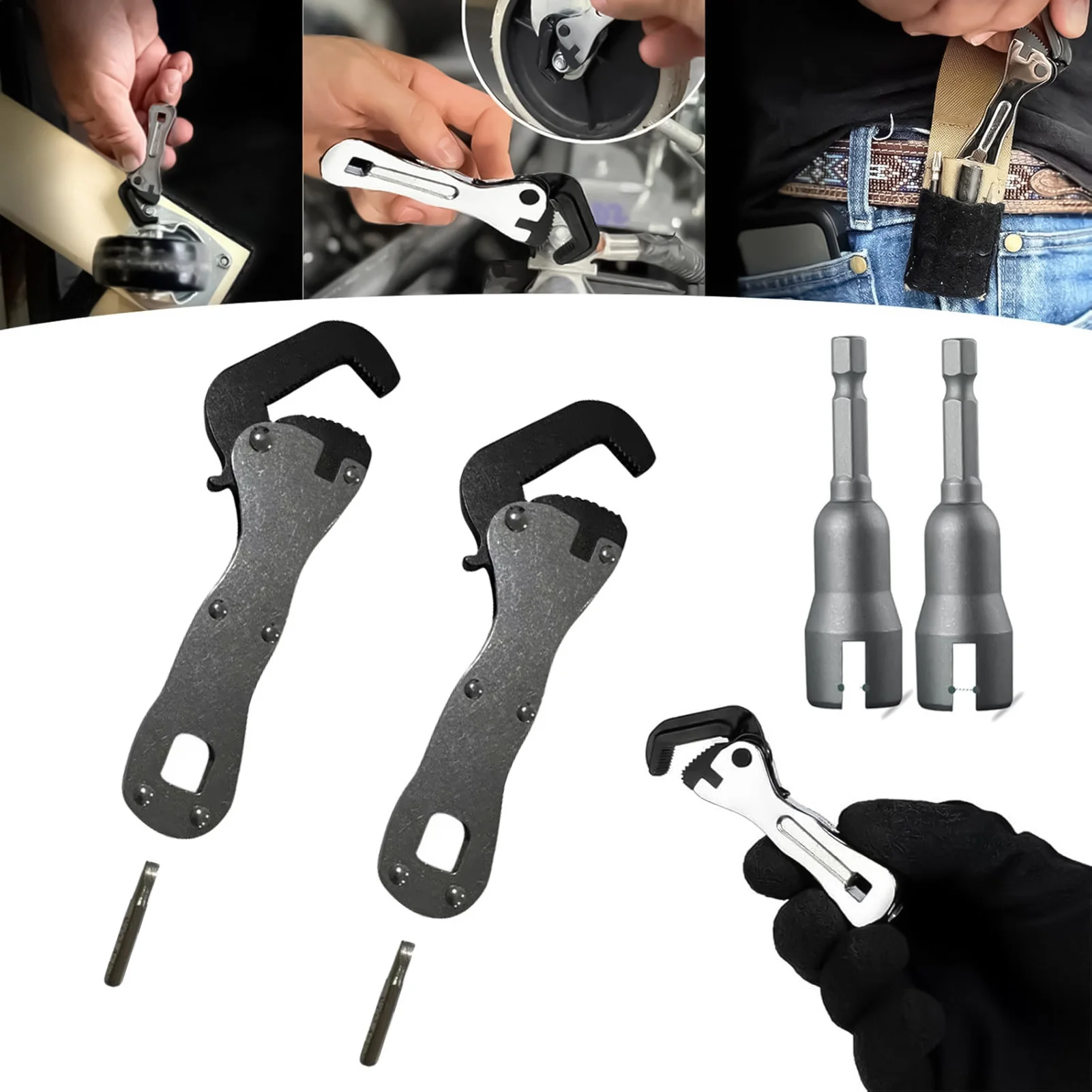 Chave multiuso toubby com chave resistente de material leve adequada para ajustes rápidos