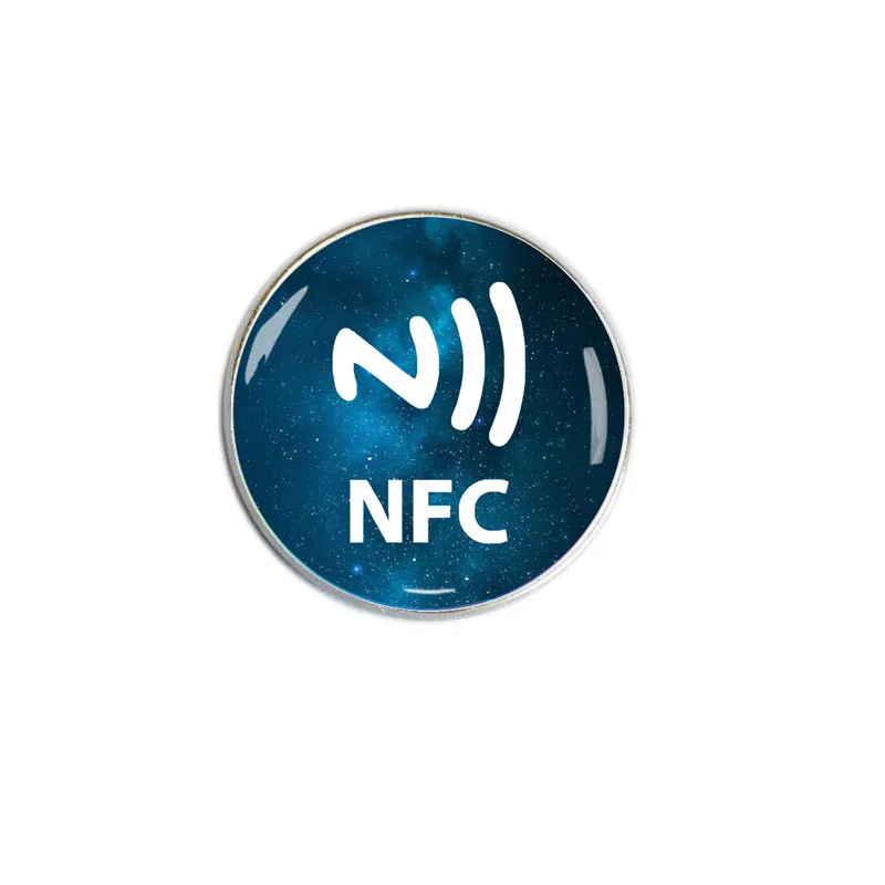 Programmable NFC Epoxy Smart Fridge Magnet Anti Metal NFC Tag NFC Fridge Magnet 13.56MHz