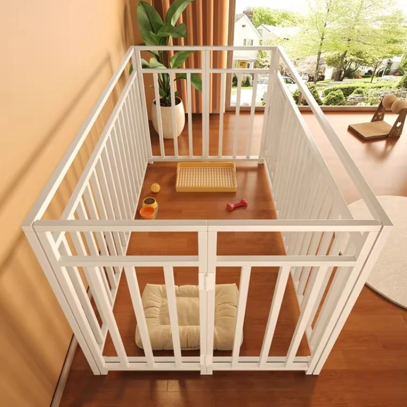 

Grating Barrier Dog Fence Circle Folding Retractable Large Dog Fence Acrylic Outdoor Barrier To Stairs Kojec Dla Psa Home Decor