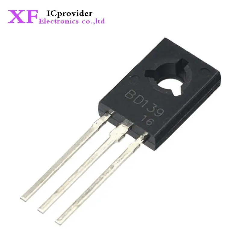 50pcs BD139 D139 TO-126 NPN 1.5A 80V NPN Epitaxial Triode Transistor