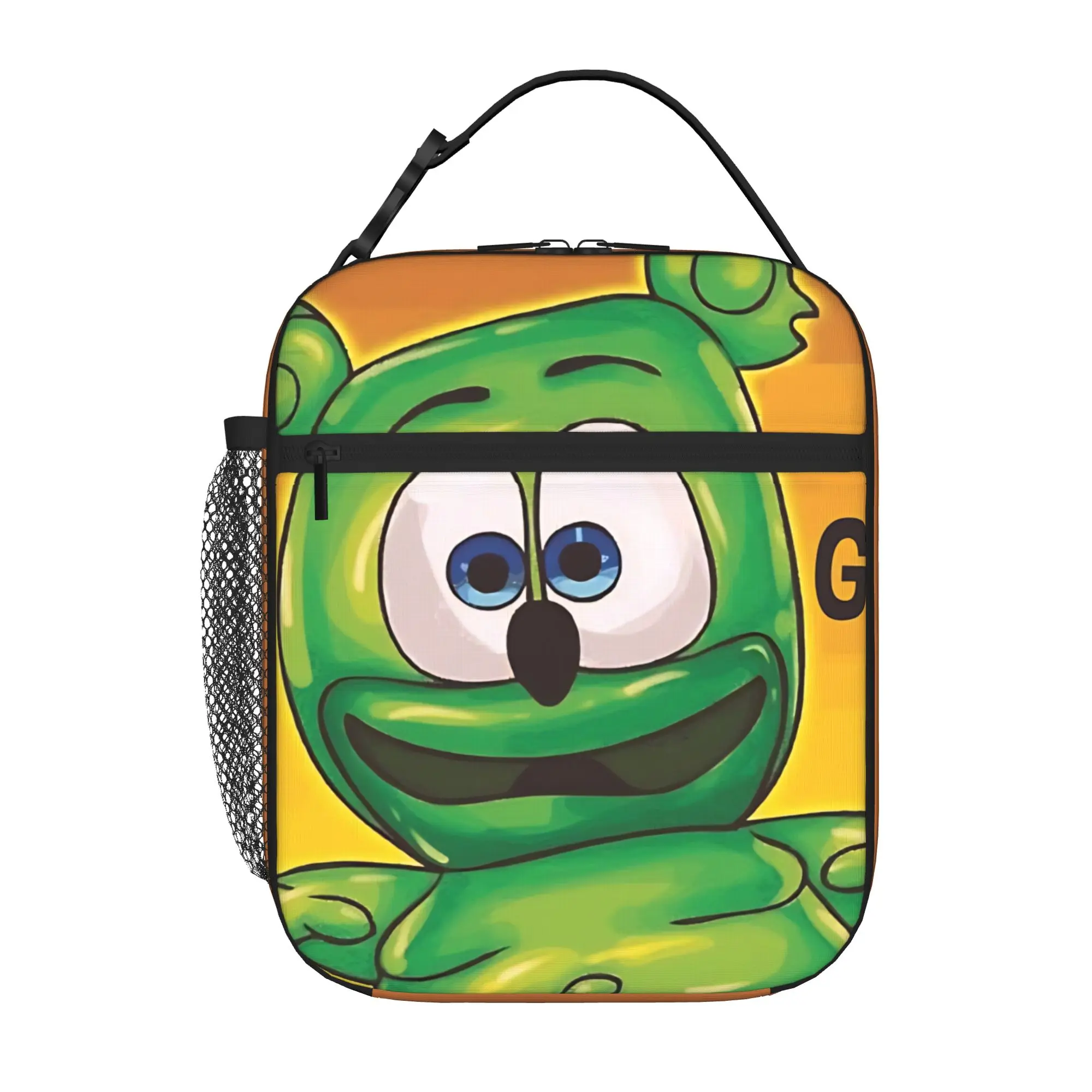 1 Piece For Students Food Container Bright Candy Portable Pocket Gummy Bear Zipper Closure Aluminum Foil Food Pouch For Travel