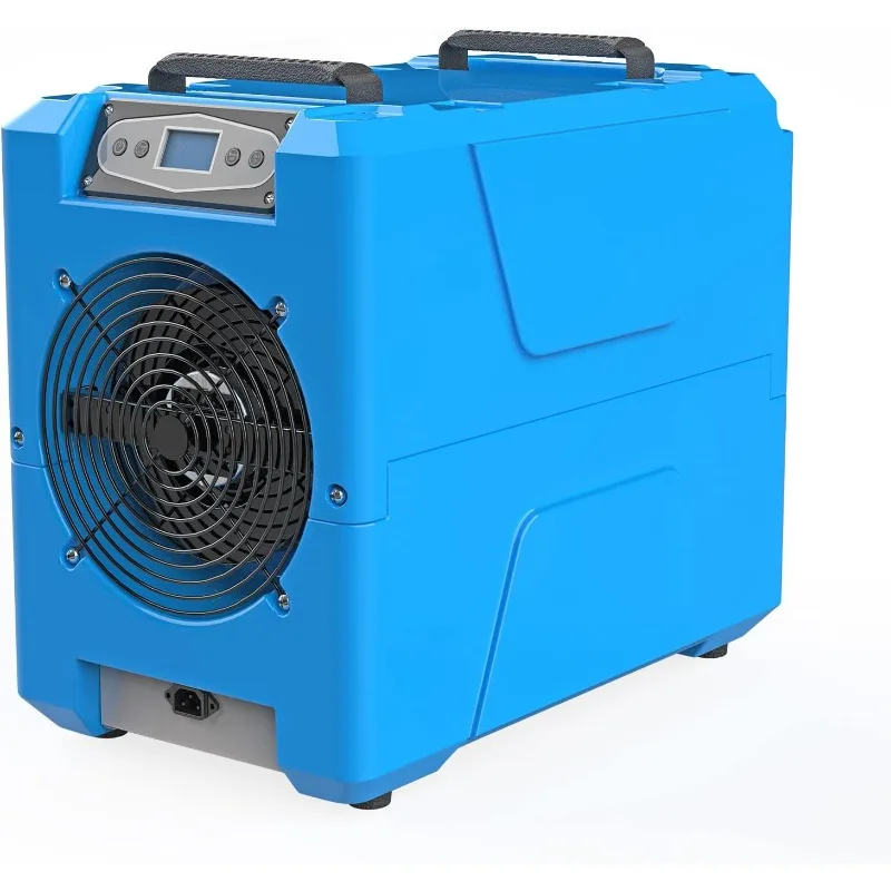 MOUNTO Commercial Dehumidifier, 150 Pint High-Capacity, Includes Pump Drain Hose for Water Damage Restoration