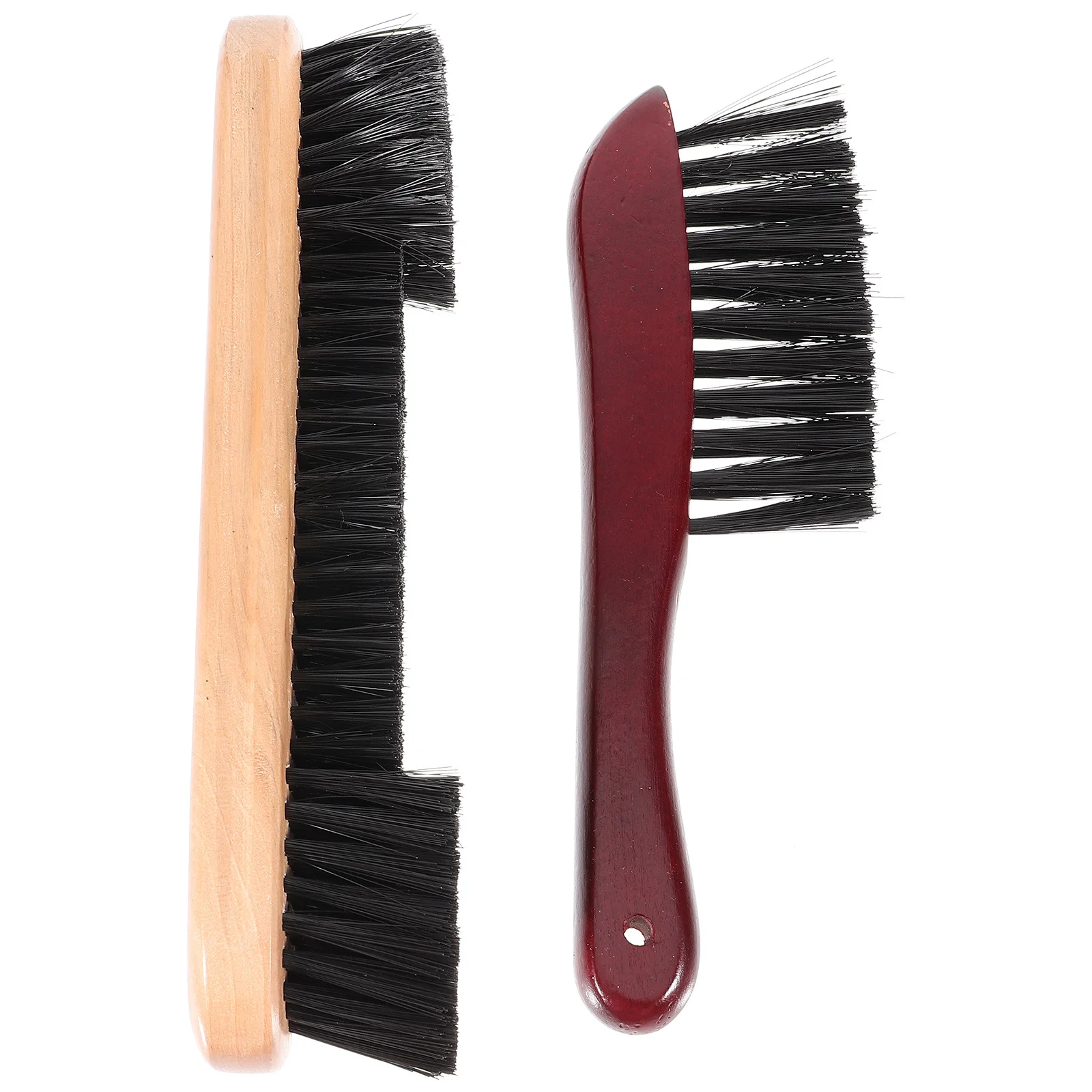 

Набор из 2 щеток для чистки бильярдного стола: ручка из массива дерева, высококачественная щетина, не царапает, для ухода за бортиками и киями