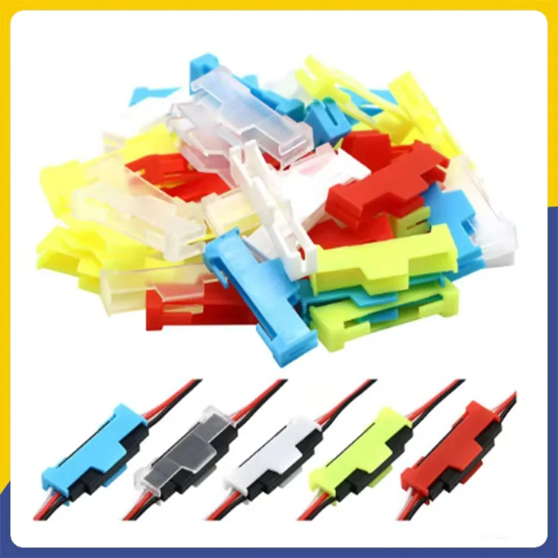 10pcs Servo Extension Cable Buckle Clips Plastic Cord Fastener Joint Plugs Fixing Holder for DIY RC Airplane Model Parts
