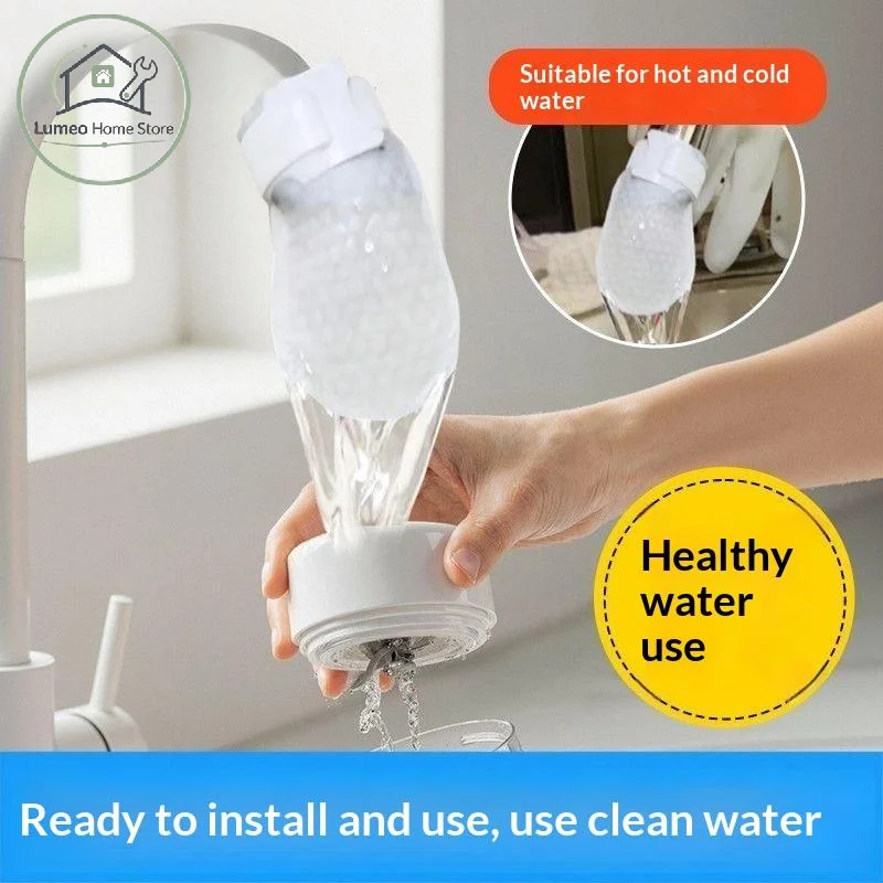 50Pcs Universal Tap Filter Cotton Anti-Splash Faucet Water Filter Replacements with 10 T-Straps for Home Kitchen Daily Use
