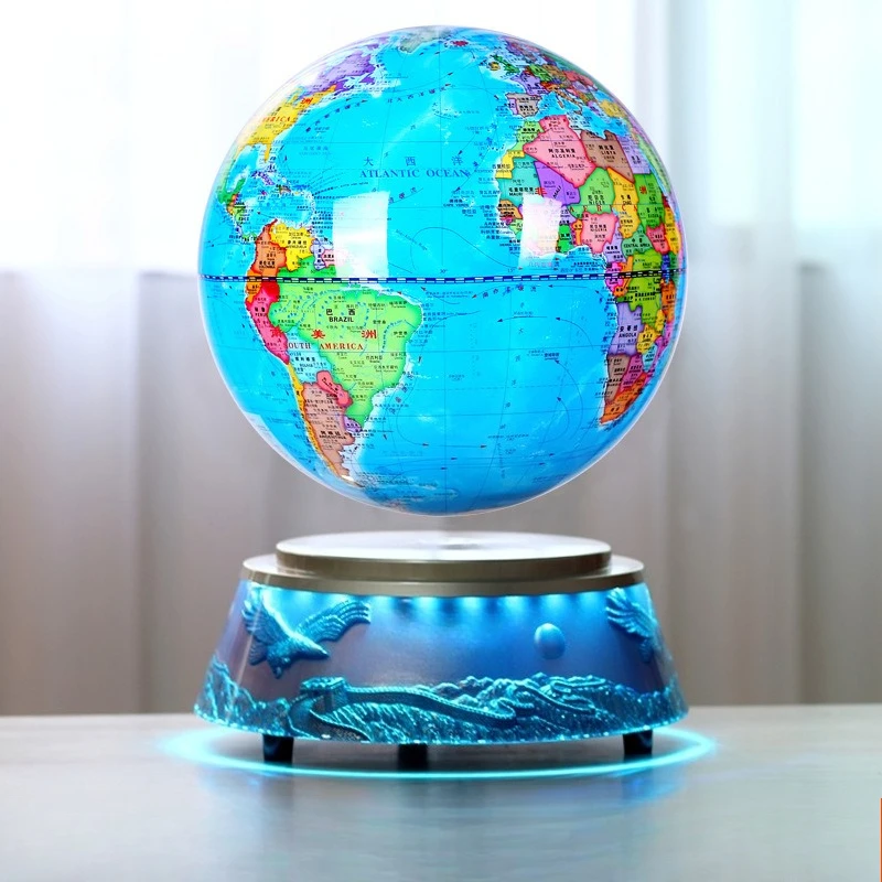 Maglev globe 12 inch 30cm globe bluetooth speaker luminous rotation advanced ornament gift