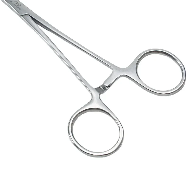 Imagem -02 - Fórceps Hemostático Ferramenta Fórceps Cirúrgico Hemostat Bloqueio Grampos Alicate de Pesca Ponta Curva e Reta 1pc Aço Inoxidável