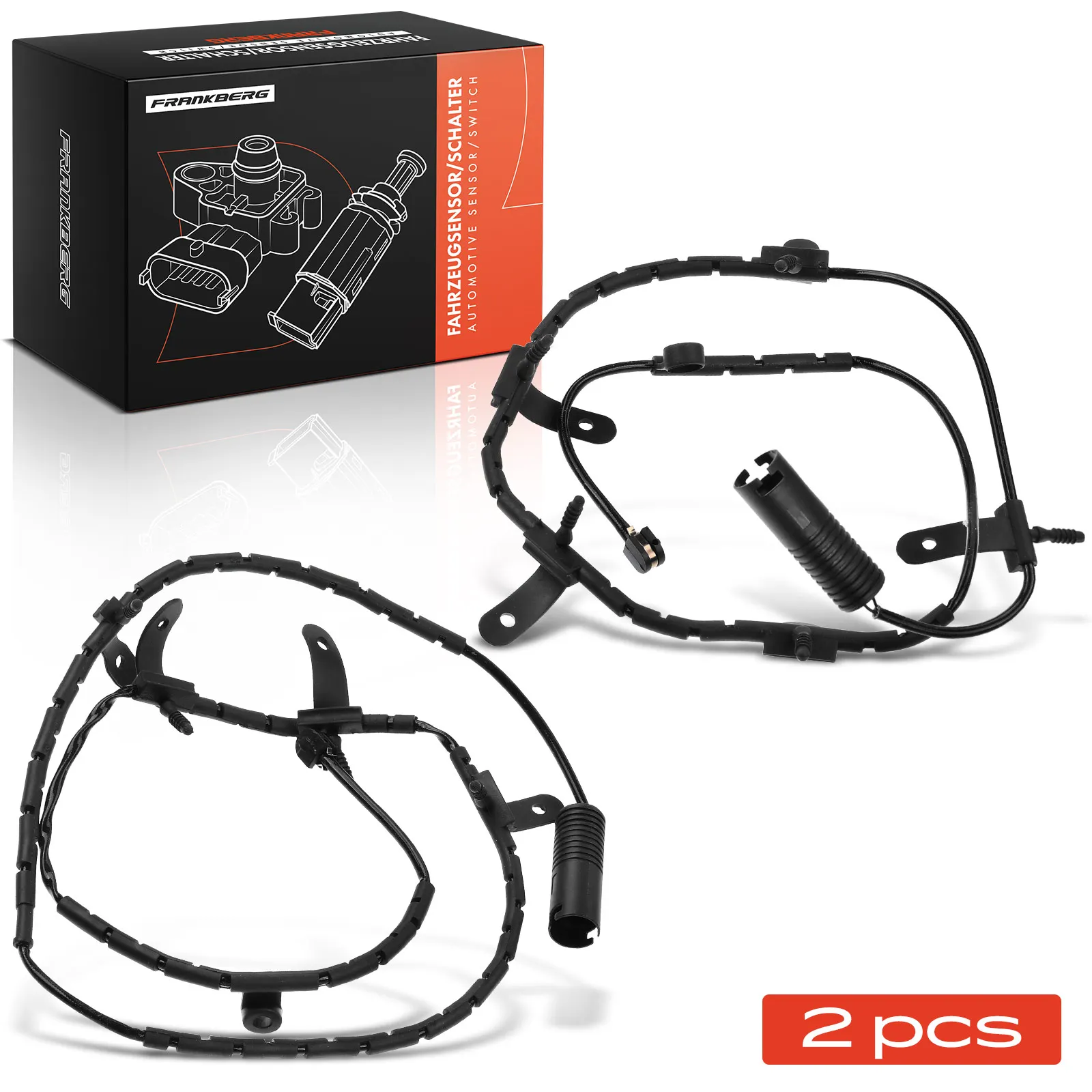 Frankberg 2x Waarschuwingscontact Remvoering Slijtage Vooras Voor MINI Mini Cabriolet R50 R53 R52 34356778175 34356761448