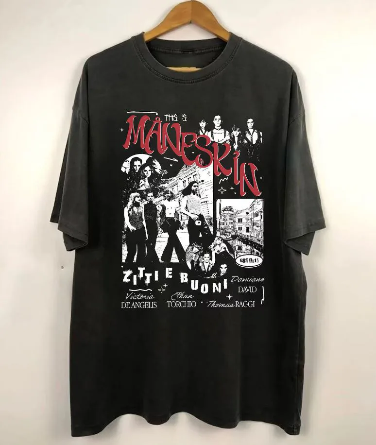 

Maneskin Rock Band Tour 2024 Unisex Adult T-Shirt Full Size S-5XL BO226