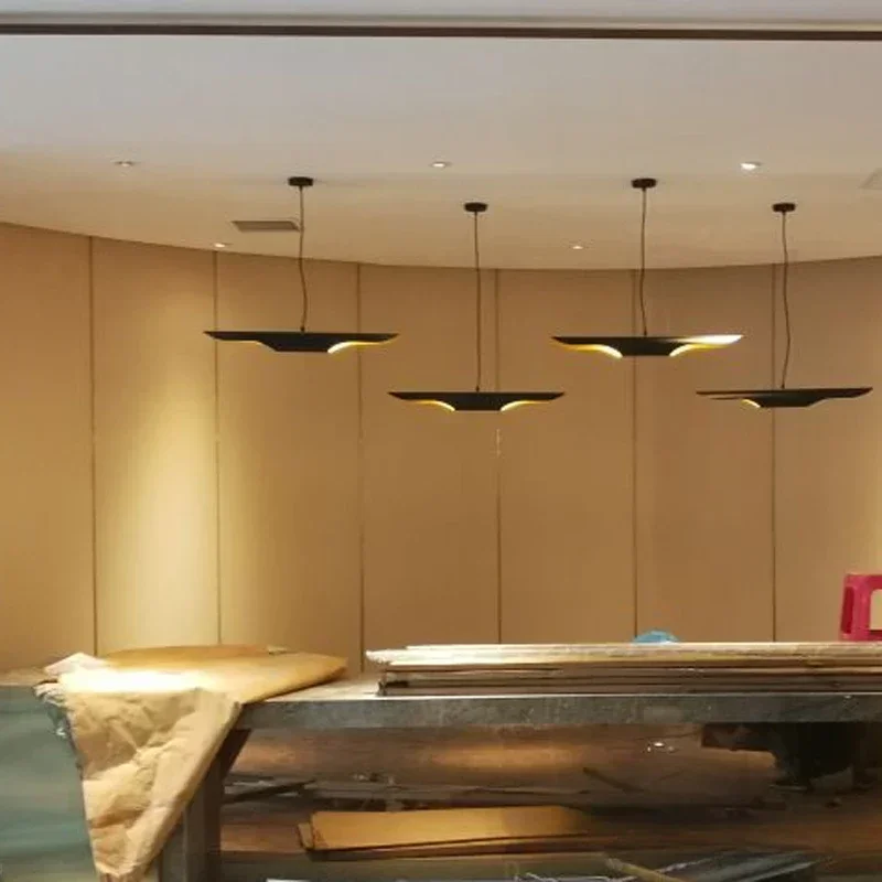 Modern Delightfull Coltrane Loft LED Hanging Lamp Light Fixture Replica Gold Black Wing Aluminum Tube Pendant Lighting