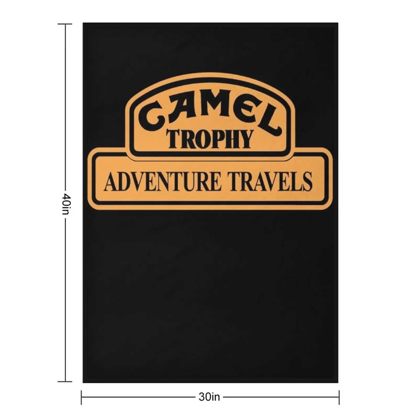 CAMEL TROPHY Throw Blanket Furry Luxury Throw Luxury Designer Moving Personalized Gift Shaggy Blankets