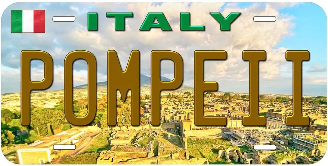 لوحة ترخيص السيارات الجديدة من بومبي إيطاليا #1