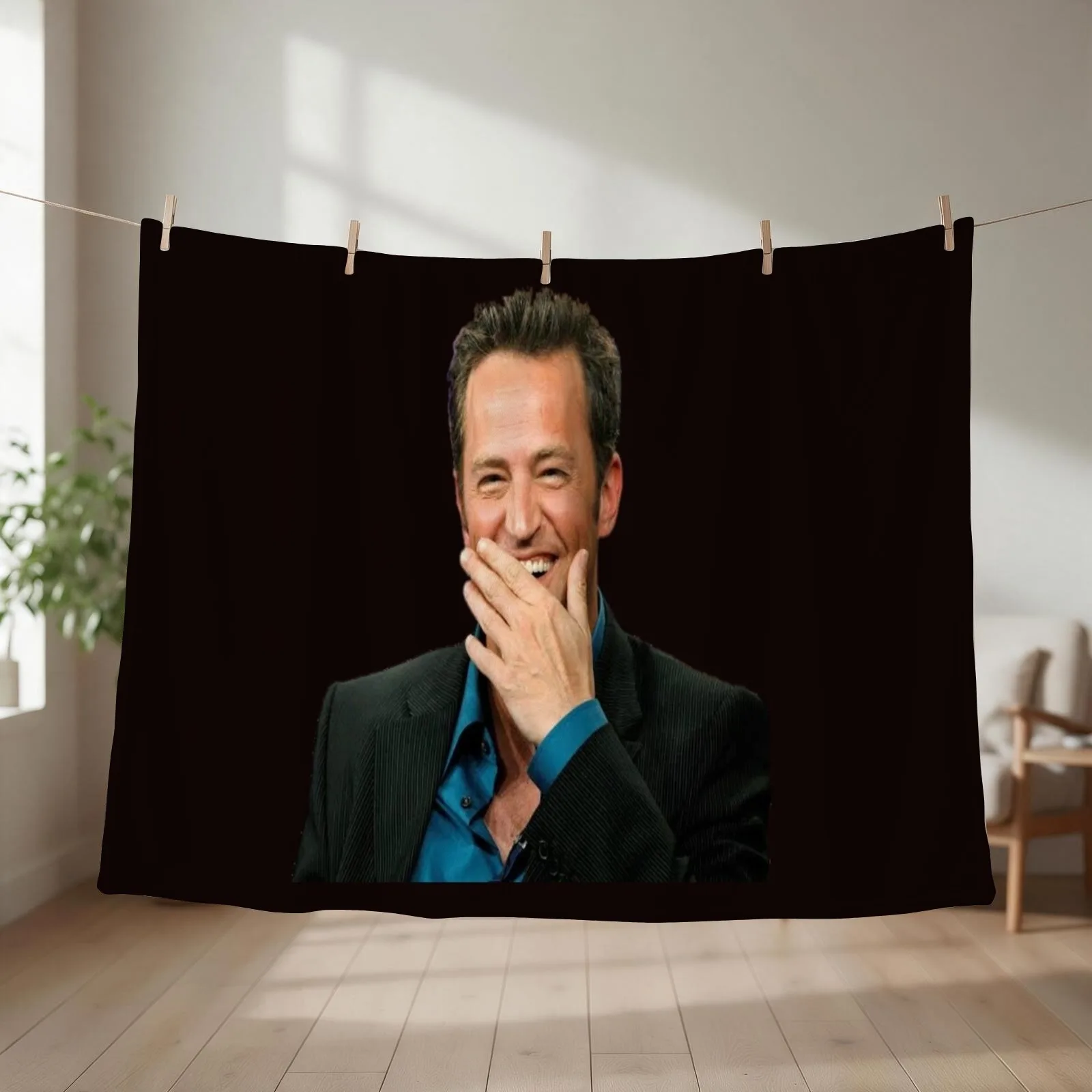 matthew perry Throw Blanket Softest Extra Large Throw Decorative Sofas Moving Blankets