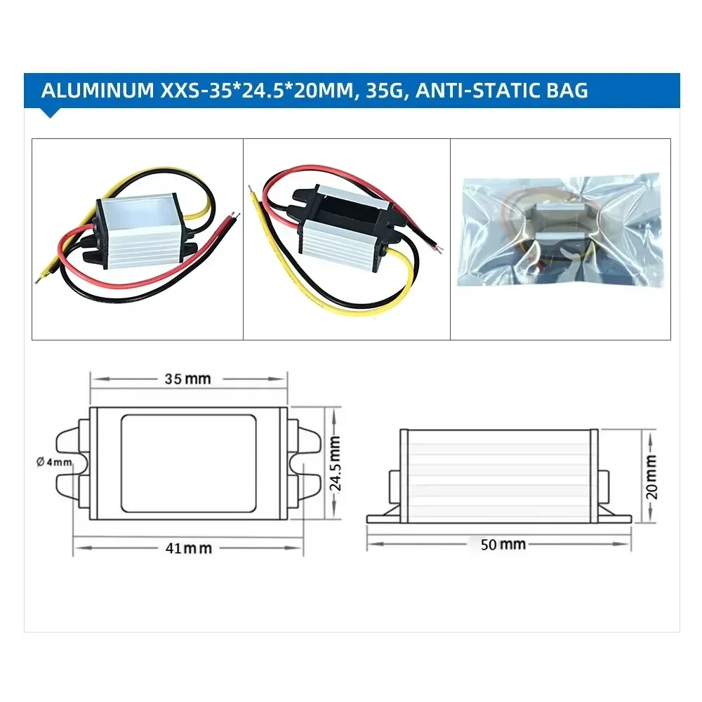 12V24V to 9V 3.7V 4.2V 5V 6V 3.3V 7.5V DC DC Car Camera Step Down Voltage 12 Volt Buck to 5Volt 6Volt 9Volt convert Adjustable